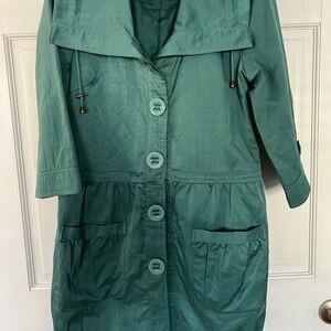 Sharon young coat teal size M  women’s Y2K 
Preppy unique zips off to a jacket